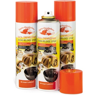 3er-Set Back-Trennspray zum Einfetten von Backformen/-blechen, 200 ml