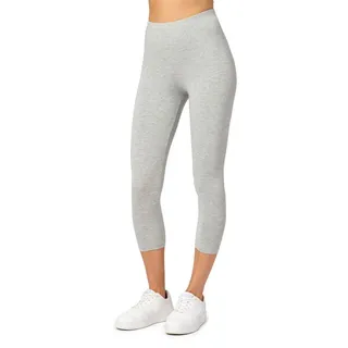 Merry Style Leggings Damen 3/4 Capri Leggings Viskose MS10-144 | 3/4-Länge, mittlere Taille, elastischer Bund, atmungsaktiv, weich, 94 % Viskose, 6 % Elasthan, für Alltag und Freizeit - XS