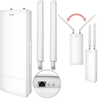 7links Outdoor-WiFi-6-Repeater bis 3.000 Mbit/s Dual-Band 10 dBi IP65