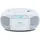 Stereo Sound System Boombox CD-Player MP3 Kassette tragbarer Kassettenspieler für Kinder UKW Radio AUX Kopfhörer Netz Batterie Blau