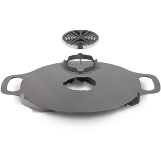Petromax Plancha Grillplatte + Kochaufsatz + Grillrost + Trägergestell für ATAGO