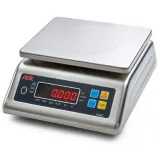 Foodwaage KWE - Meßbereich bis 15kg - komplett Edelstahl