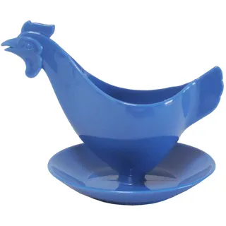 Sonja-Plastic Eierbecher Huhn Pastell-blau- Der Kult-Eierbecher Made in Germany