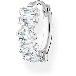 THOMAS SABO Creole weiße Steine silber 925 Sterlingsilber