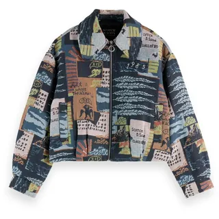 Scotch & Soda Collage Jacquard-Jacke, Art Dept Collage, mehrfarbig, U077, S - S