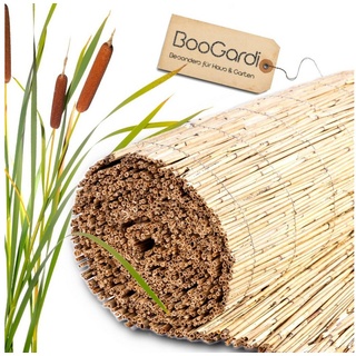 BooGardi Schilfrohrmatte · 90-200cm x 600cm · 200x600cm Schilfmatte · natürlicher Windschutz Sonnenschutz Sichtschutz Zaun für Terrasse Balkon