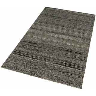 Teppich ASTRA "Samoa Melange" Teppiche Gr. B/L: 140 cm x 200 cm, 20 mm, 1 St., grau (anthrazit) Esszimmerteppiche Kurzflor, Wohnzimmer