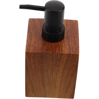 Im Rustikalen Holz Look Nachfüllbare Edelstahlpumpe Für Bad
