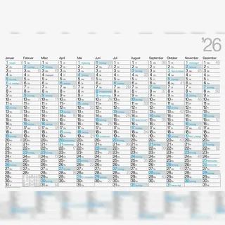 Brunnen 2026 Brunnen Plakatkalender 701 02 980×680 mm