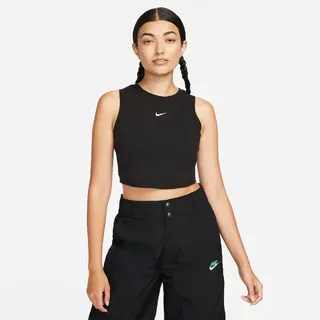 Nike Essentials Chill Knit Tanktop Schwarz S
