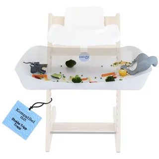 CATCHY - Hochstuhl Auffangschale - Zubehör für den Stokke Tripp Trapp | Hochstuhl Auffangschale für Krümel und Kleckereien - Hochstuhl Separat Erhältlich - Zubehör für Hochstuhl