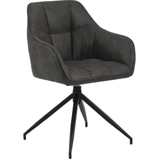 Actona Esszimmerstuhl Beate Polyester grau