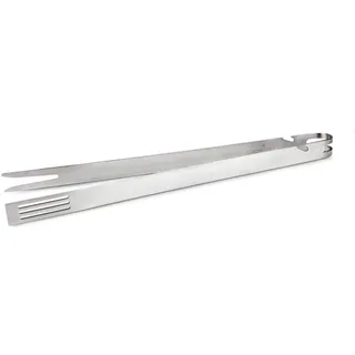 ROMINOX Geschenkartikel Grillzange 5-in-1 – Grillzubehör, Barbecue-Besteck, Profi-Grillzange mit 5 Funktionen: Grillgabel, Flaschenöffner, Grillrost-Reiniger & Heber, Länge ca. 40 cm