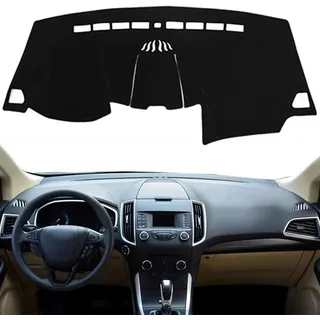 GuGuoZZ Auto Armaturenbrett-Abdeckung für Ford Edge 2015 2016 2017 2018 2019 2020 Anti-UV Armaturenbrett-Abdeckung Pad Teppich Armaturenbrett Abdeckung Pad