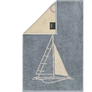 CAWÖ Postcard Towels Gästehandtuch 30 x 50 cm blau