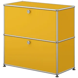 USM Haller Sideboard mit 2 Klapptüren Goldgelb