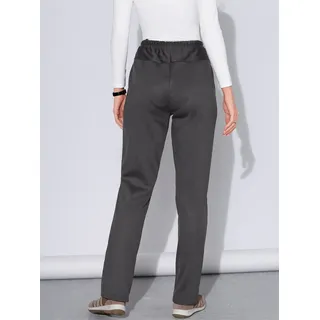 Thermohose CLASSIC BASICS, Damen, Gr. 21, Kurzgrößen, grau (anthrazit), 100% Polyester, unifarben, lang, Hosen Thermohose