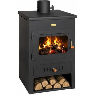 Prity K1W8 Wasserführender Kaminofen 7+6,1 kW Holzofen EEK-A BImSchV 2