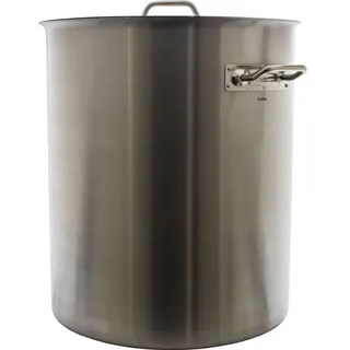 AcMax Kochtopf Gastrotopf Topf XXXL Edelstahl 115 Liter Edelstahl mit Deckel Großküche