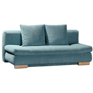 Schlafsofa Anton Cord Blau Türkis