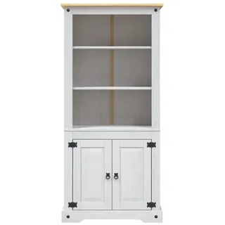 vidaXL Buffetschrank Mexiko-Stil Kiefernholz Weiß 80x40x170 cm