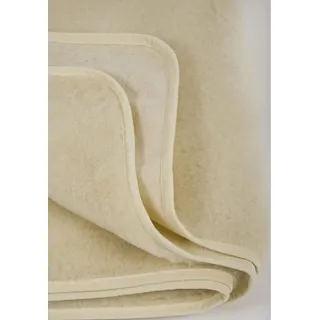 Merino Matratzenauflage 160 x 200 cm weiß