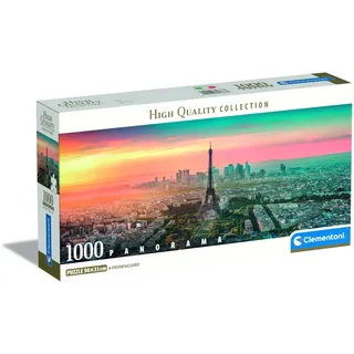 CLEMENTONI Puzzle 1000 Teile High Quality Collection Panorama Puzzle Erwachsene in 98 x 33 cm - Puzzle Erwachsene anspruchsvoll von Clementoni 39868