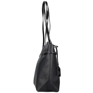 Rieker Damen Tasche Shopper elegante Schultertasche H1527, Farbe:Schwarz - Schwarz