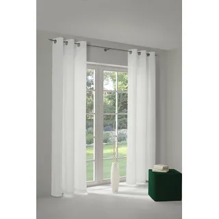 Vorhang "Manon" Gr. 5, beige (natur), B:132cm H:260cm, Jacquard, Polyester, GUIDO MARIA KRETSCHMER HOME & LIVING, Gardinen