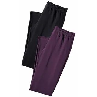VIVANCE ACTIVE Leggings Damen beere, schwarz Gr.56/58