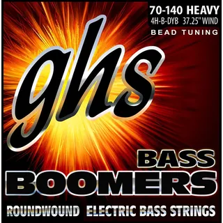 GHS Strings GHS Bass Boomers - Bass String Set, 4-String, Heavy, .070-.140, BEAD Tuning