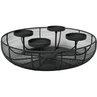 Villeroy & Boch Adventskranz Ø36cm schwarz