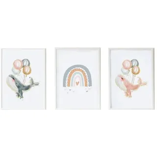 Crochetts 3er-Set Kinderbilder Wale/Ballons – (B)33 x (H)43 x (T)2 cm | Gr.: onesize