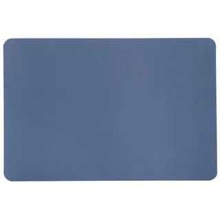 KESPER Platzset, Tischset Lederoptik blau 44x29cm Kunststoff