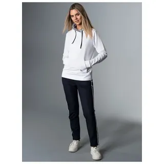 Trigema Jogginganzug TRIGEMA Homewear Set im maritimen Look (1-tlg) weiß XL
