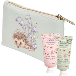 Wrendale Designs - Woodlanders Eule und Igel Mini-Handcreme-Geschenkbeutel