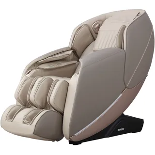 Massagesessel MAXXUS "MX 10.0 Zero" Sessel Gr. Kunstleder, Massagefunktion-Rückteilverstellung-Sitzheizung, B: 76 cm, beige (champagne) Massagesessel