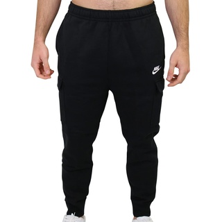 Nike Herren Club Trainingsanzug, Black/Black/White, XS EU