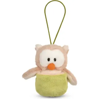 Wendekuscheltier Eule Owluna grün mit Loop NICI GREEN - Beige