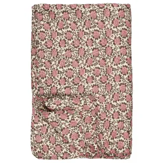 ib laursen Quilt Bettüberwurf 130 x 180 cm Rosa/Braun