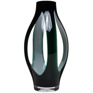 INNA-Glas Bodenvase Glas Bodenvase Prospero mit Sichtfenstern, grün-klar, 50 cm, Ø 21 cm grün