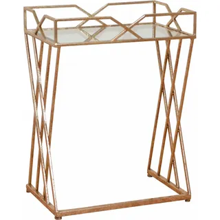 Home Affaire Beistelltisch Gold 46 x 55 x 31 cm