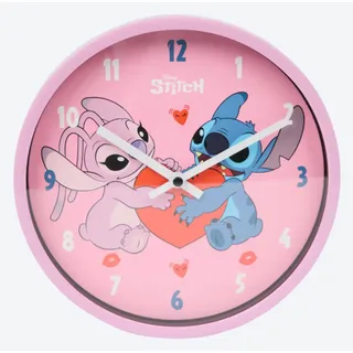 Disney Wanduhr Disney Kinderuhr Wanduhr Lizenz 24 cm lila