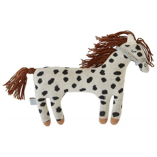 OYOY Kuscheltier Little Pelle Pony, Pferd, Stofftier, Kuschelpferd, Dekokissen, Kinderkissen, weiß/schwarz schwarz|weiß