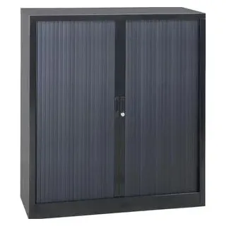 Gürkan Rollladenschrank 120 x 46 x 135 cm schwarz