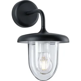 Paulmann Außenwandleuchte Aluminium 30,5 cm E27 IP44 seewasserresistent anthrazit