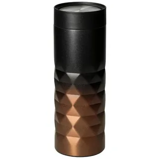 elasto Thermobecher 0,45 l Schwarz/Kupfer