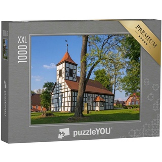 puzzleYOU Puzzle Kirche von Grunow, Brandenburg, Deutschland, 1000 Puzzleteile, puzzleYOU-Kollektionen