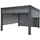 mit Seitenwand Anthrazit 11 cm Alu-Gestell 3 x 4 m