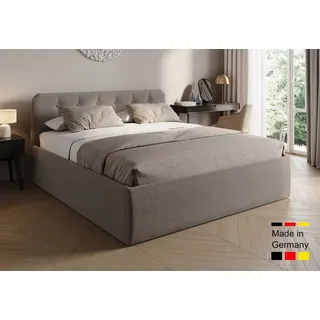 home collective Polsterbett 100 x 200 cm Beige
